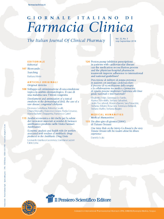 2018 Vol. 32 N. 3 Luglio-Settembre