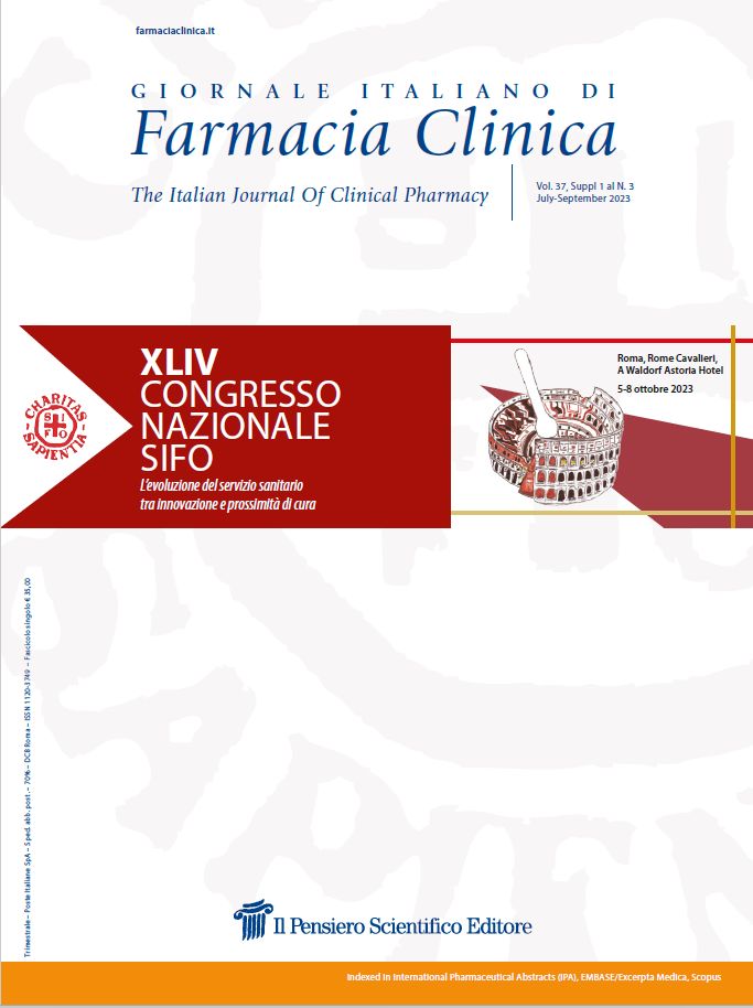 2023 Vol. 37 Suppl. 1 al N. 3 L’evoluzione del servizio sanitario
tra innovazione e prossimità di cura