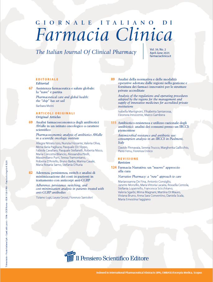 2025 Vol. 39 N. 2 Aprile-Giugno