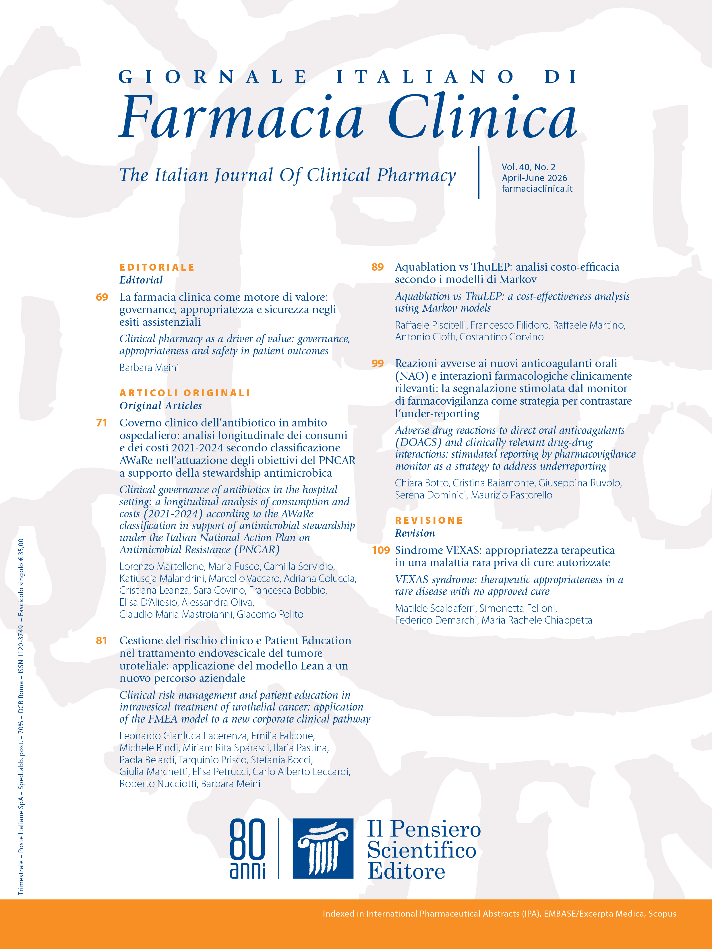 2926 Vol. 40 N. 2 Aprile-Giugno