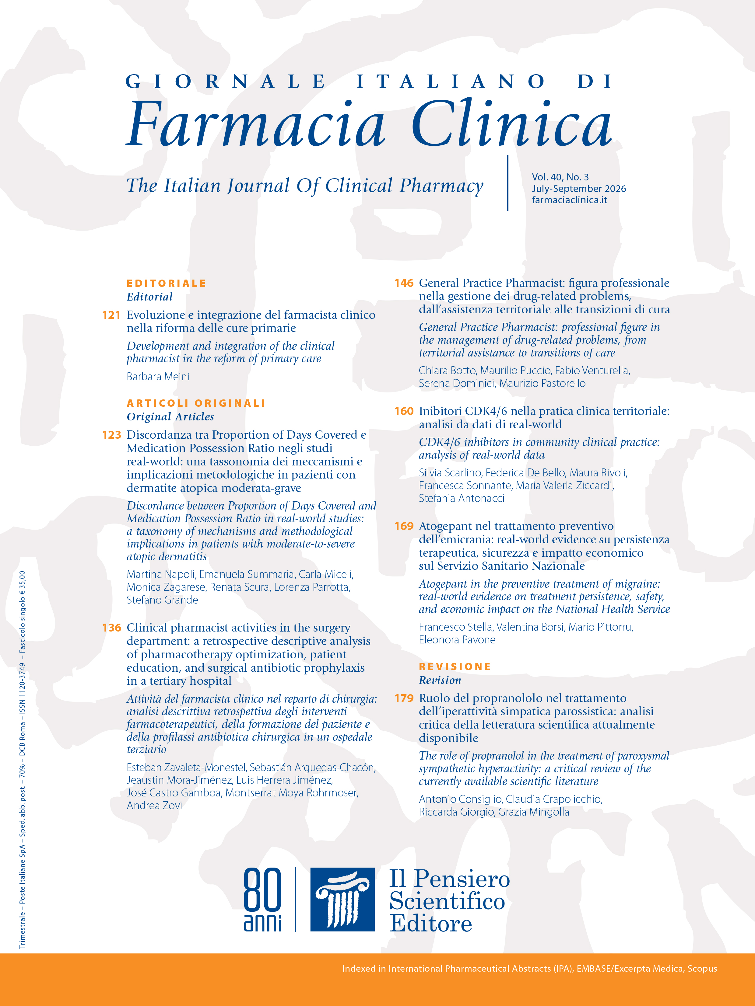 2026 Vol. 40 N. 3 Luglio-Settembre